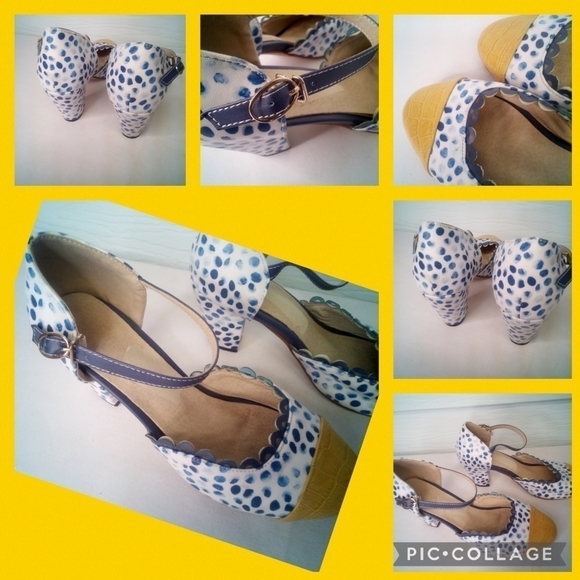 BLUE Polka Dot's Shoes - Picture 2 of 7